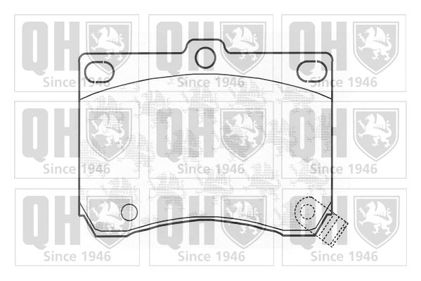 Brake Pad Set, disc brake (BP717)