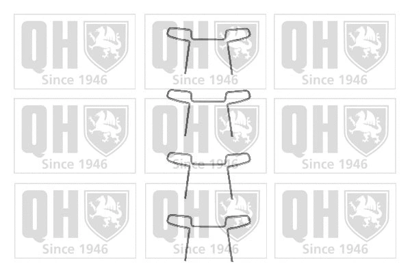 Accessory Kit, disc brake pad (BFK724)