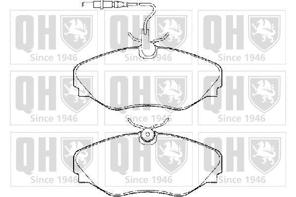 Brake Pad Set, disc brake (BP1489)