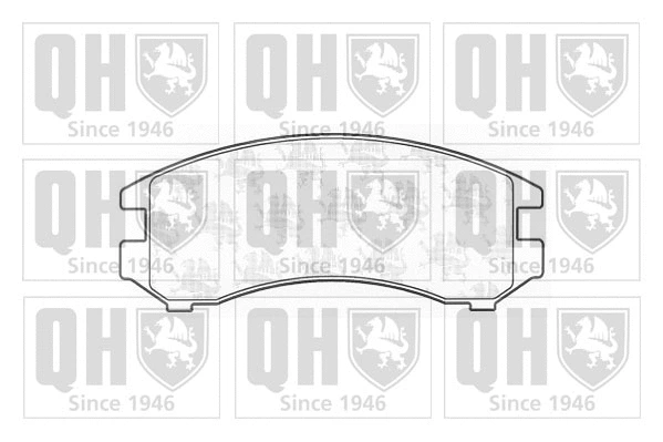 Brake Pad Set, disc brake (BP432)