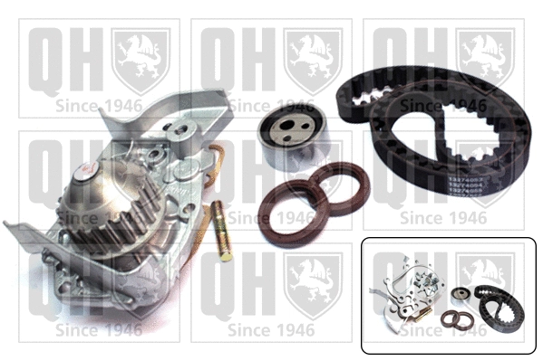 Water Pump & Timing Belt Kit (QBPK1222)