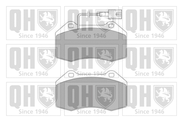 Brake Pad Set, disc brake (BP1636)