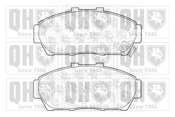 Brake Pad Set, disc brake (BP1202)