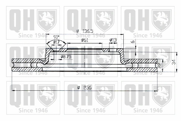 Brake Disc (BDC4504)