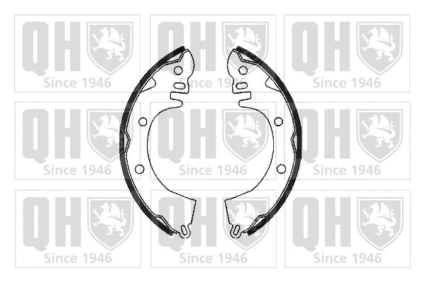 Brake Shoe Set (BS740)