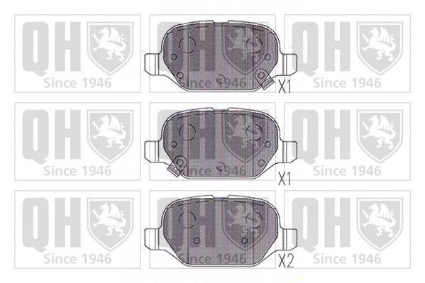 Brake Pad Set, disc brake (BP1851)