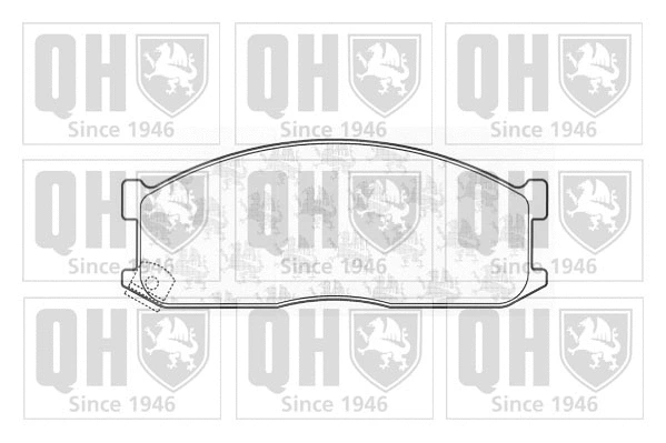 Brake Pad Set, disc brake (BP428)