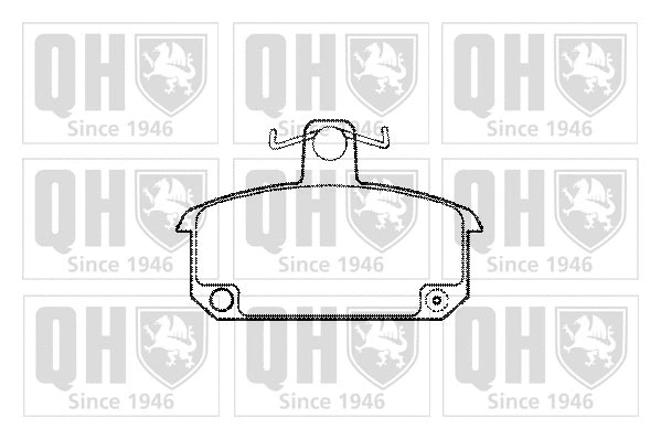 Brake Pad Set, disc brake (BP202)