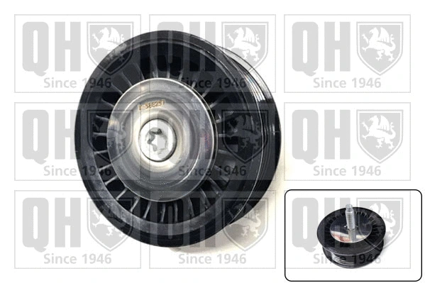 Deflection/Guide Pulley, V-ribbed belt (QTA1536)