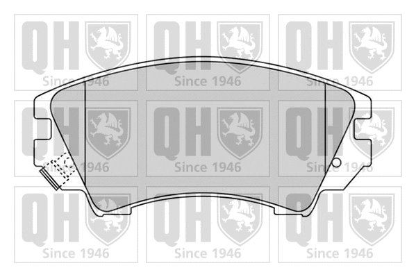 Brake Pad Set, disc brake (BP1662)