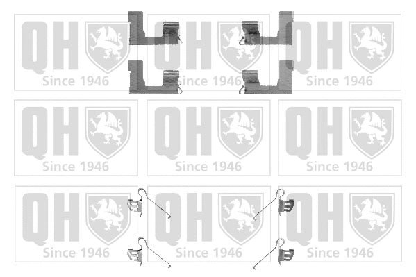 Accessory Kit, disc brake pad (BFK784)
