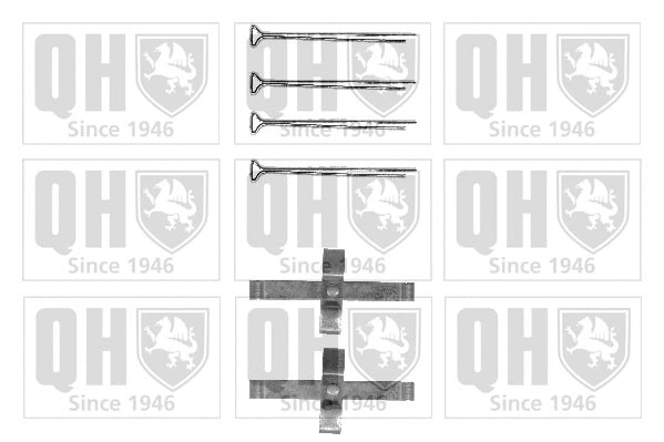 Accessory Kit, disc brake pad (BFK764)