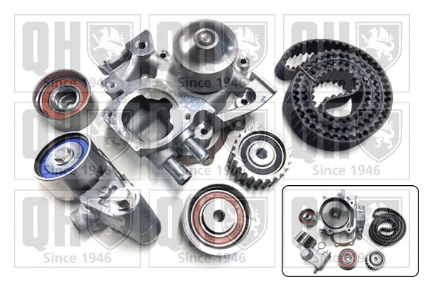 Water Pump & Timing Belt Kit (QBPK7680)