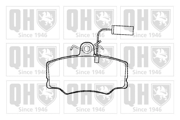 Brake Pad Set, disc brake (BP525)