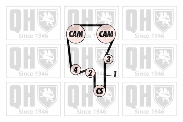 Timing Belt Kit (QBK347)