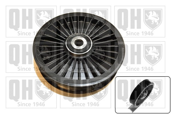 Deflection/Guide Pulley, V-ribbed belt (QTA1353)