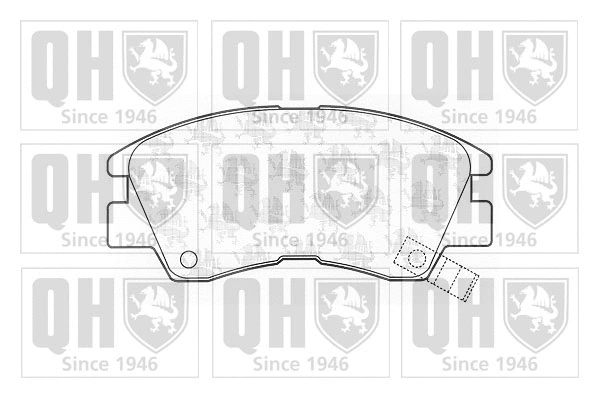 Brake Pad Set, disc brake (BP572)