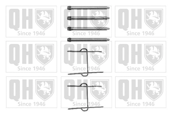 Accessory Kit, disc brake pad (BFK618)