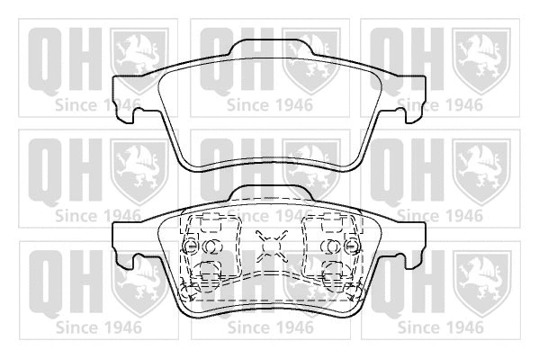 Brake Pad Set, disc brake (BP1355)