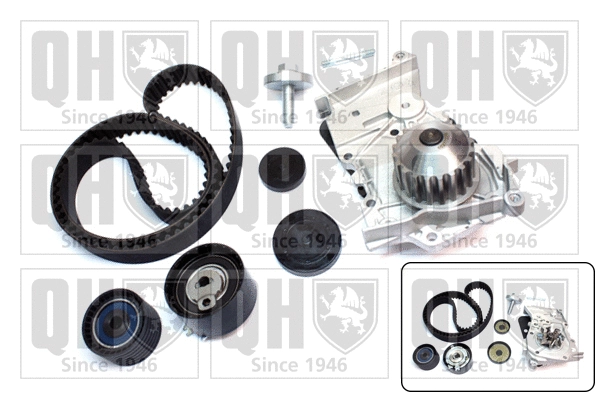Water Pump & Timing Belt Kit (QBPK7491)