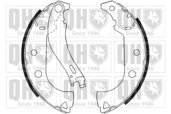 Brake Shoe Set (BS1167)