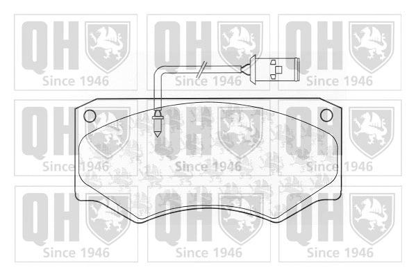 Brake Pad Set, disc brake (BP828)