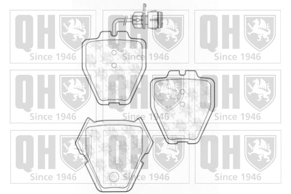 Brake Pad Set, disc brake (BP1268)