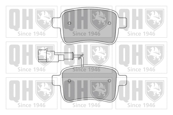 Brake Pad Set, disc brake (BP1745)