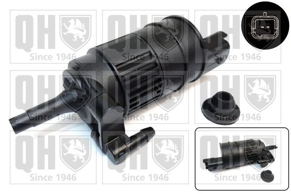 Washer Fluid Pump, window cleaning (QWP086)