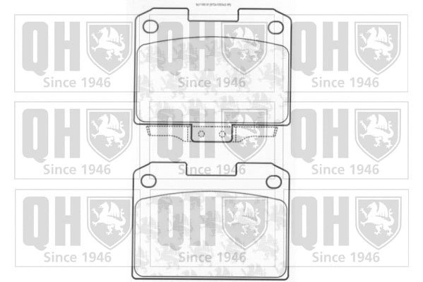 Brake Pad Set, disc brake (BP1186)