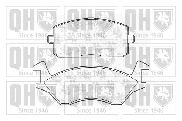 Brake Pad Set, disc brake (BP214)