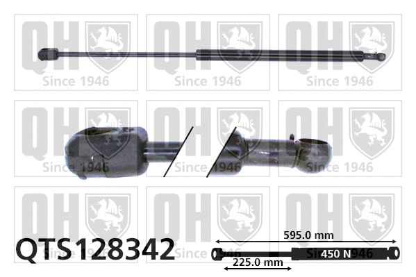 Gas Spring, boot/cargo area (QTS128342)