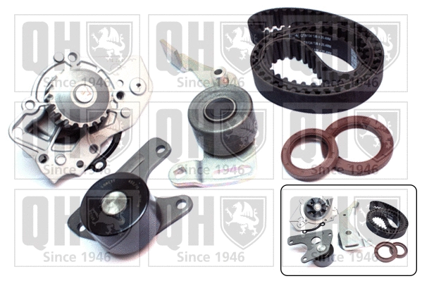 Water Pump & Timing Belt Kit (QBPK1072)