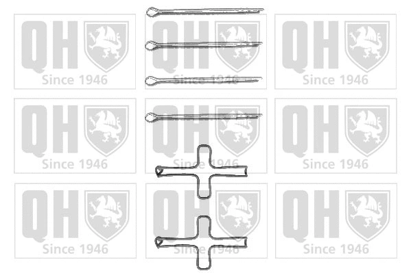 Accessory Kit, disc brake pad (BFK777)