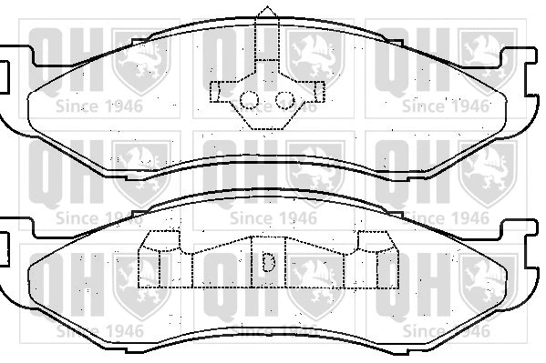 Brake Pad Set, disc brake (BP891)