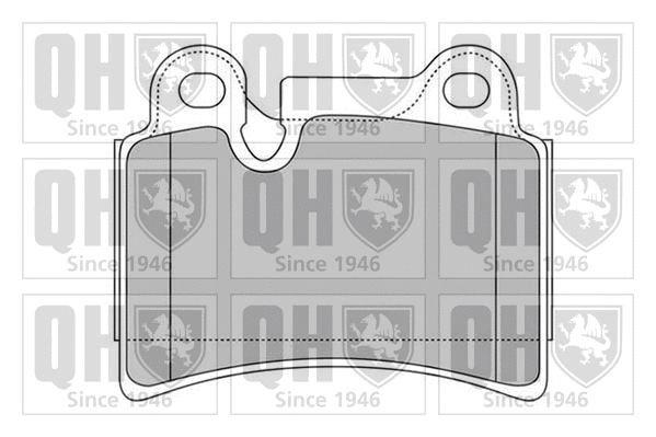 Brake Pad Set, disc brake (BP1569)