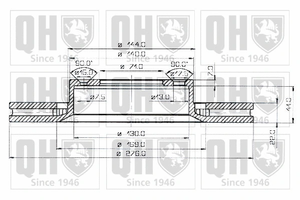 Brake Disc (BDC3724)