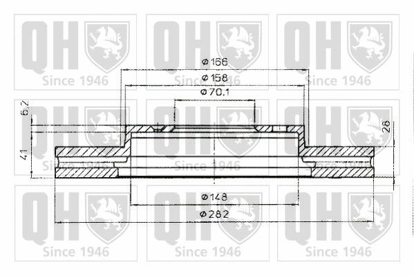 Brake Disc (BDC4844)