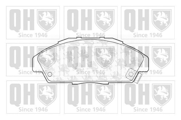 Brake Pad Set, disc brake (BP737)