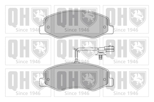 Brake Pad Set, disc brake (BP1801)