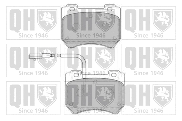 Brake Pad Set, disc brake (BP1685)