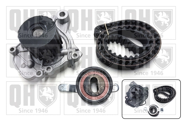 Water Pump & Timing Belt Kit (QBPK4651)