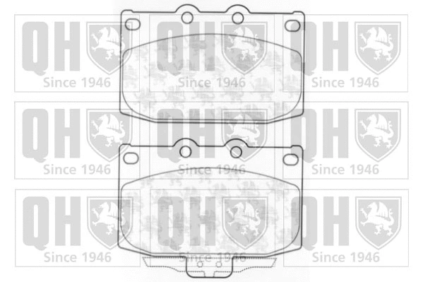 Brake Pad Set, disc brake (BP1188)