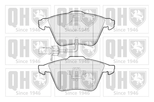 Brake Pad Set, disc brake (BP1678)