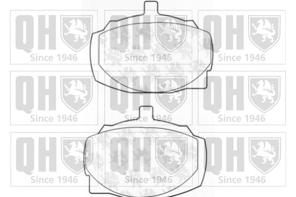 Brake Pad Set, disc brake (BP114)