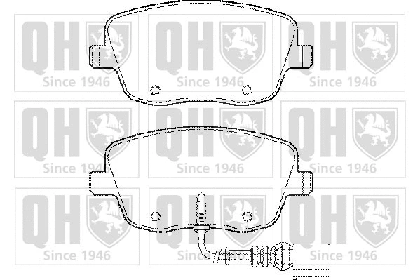Brake Pad Set, disc brake (BP1370)