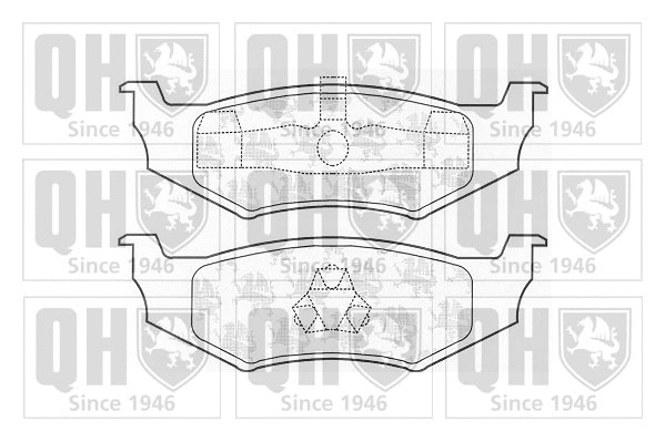 Brake Pad Set, disc brake (BP1035)