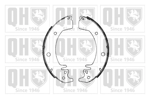 Brake Shoe Set (BS676)