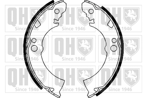 Brake Shoe Set (BS611)