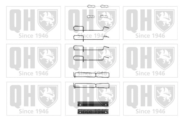 Accessory Kit, disc brake pad (BFK839)
